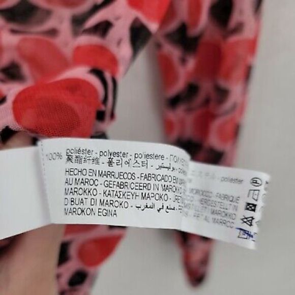 ZARA NWT SHEER BLOUSE BUTTON UP - Picture 6 of 9